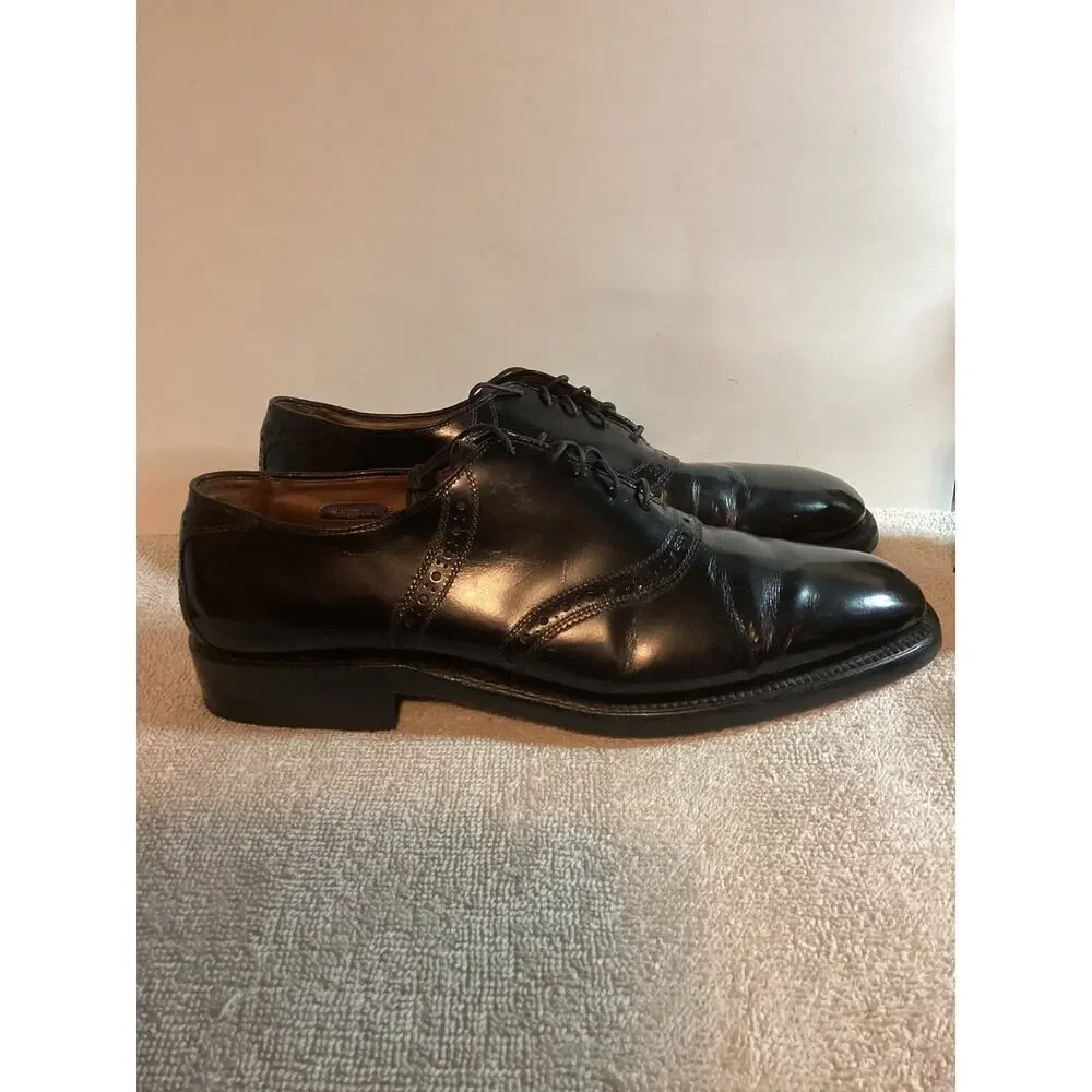 Allen Edmond’s Men’s Dress Shoes 9.5 B Black Lace Up Size 31716 Style
